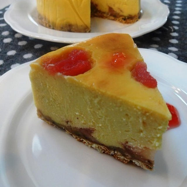 さつまいもと紅玉りんごのチーズケーキ By Bluebirdさん レシピブログ 料理ブログのレシピ満載