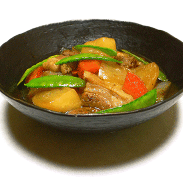 蕪と玉葱の彩り野菜と豚バラブロックの煮物 By Nob さん レシピブログ 料理ブログのレシピ満載