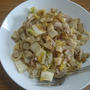 菊芋と白菜と豚バラのペペロンチーノ