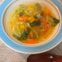 ほっと落ち着く…4種の野菜の甘いスープ