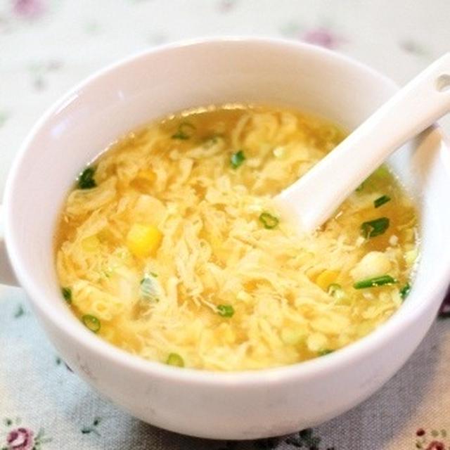 卵 中華 スープ