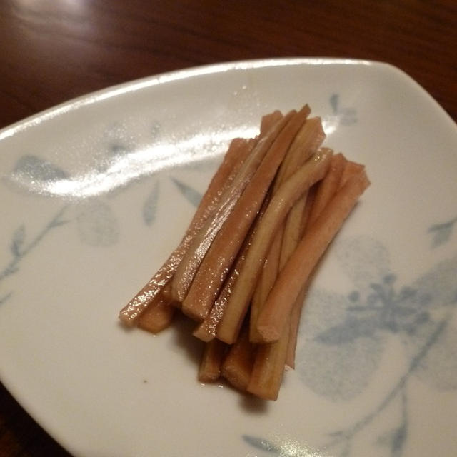 大根の皮で簡単漬け物