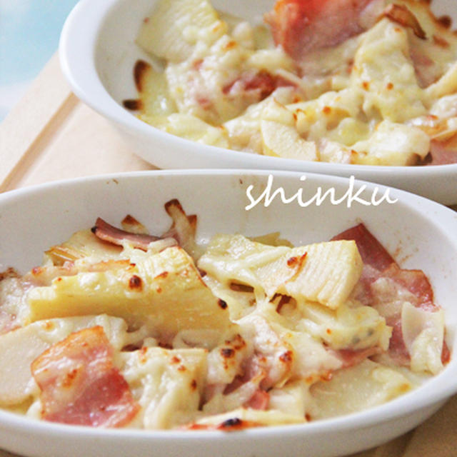 簡単 たけのことベーコンのチーズ焼き By Shinkuさん レシピブログ 料理ブログのレシピ満載