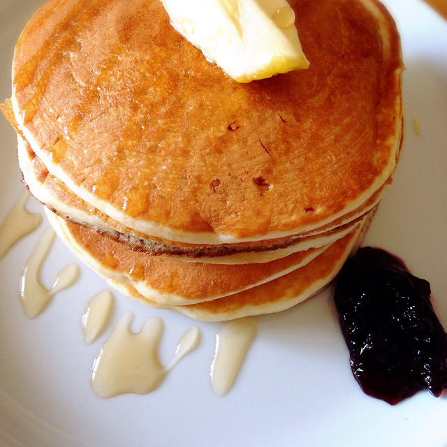シンプル もちもちパンケーキ By キリノンmamaさん レシピブログ 料理ブログのレシピ満載