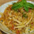 キャベツと玉ねぎのトマトソースパスタ