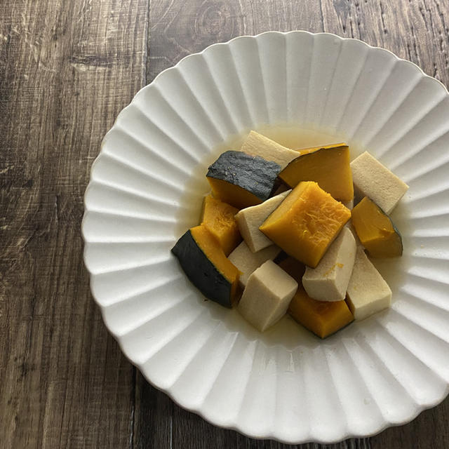 かぼちゃと高野豆腐の煮物