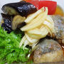 茄子とトマト＆ソテーした魚の南蛮漬け