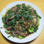 薄切り牛肉の炒め煮