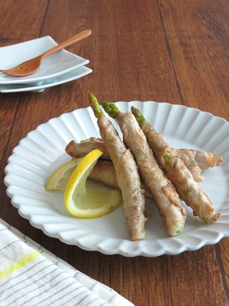 食欲UP☆ごはんがすすむ◎アスパラの肉巻き旨塩レモン炒め