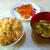 「栄養満点和モーニングセット🌞」" ちりめんのふりかけ混ぜご飯 " "なめこのお味噌汁 "