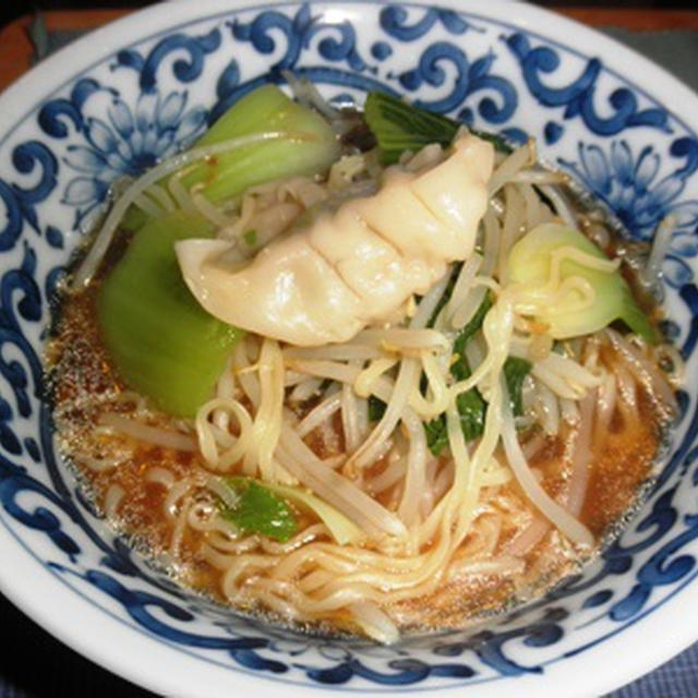 ツナとエリンギ、トマトの塩レモン ソテー ～ 餃子ラーメン