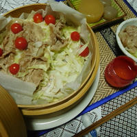 キャベツと豚肉のセイロ蒸し☆岐阜クッキングアンバサダー