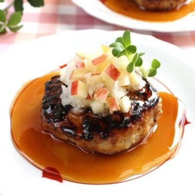 可愛いリンゴのハンバーグ By お美津さん レシピブログ 料理ブログのレシピ満載