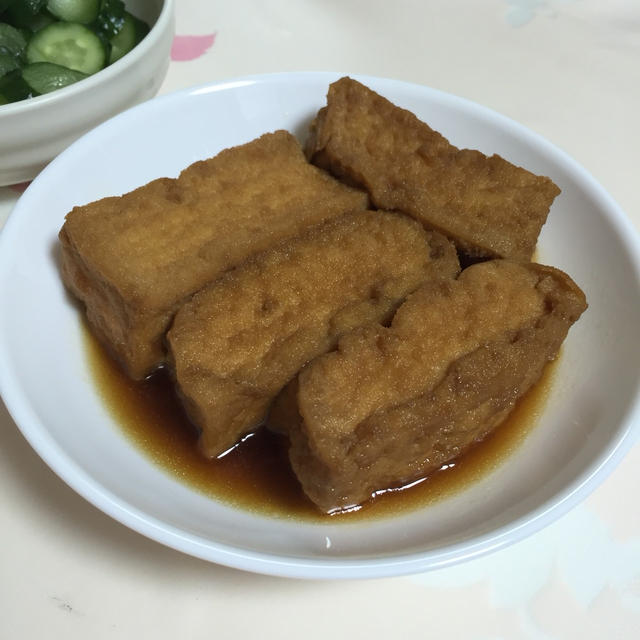 厚揚げの炊いたん〜甘甘醤油〜