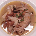 鶏もも足と金時豆のスープ by ロプノールさん