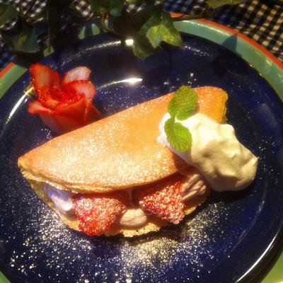 ふわふわオムレット（生で食べれる材料ばかり）