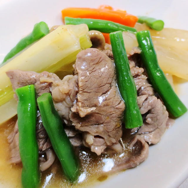 牛肉と野菜の中華スープ煮【中華と和のコラボ♪】