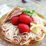 昆布つゆでじんわりマリネ☆鶏トマト素麺