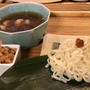 鴨だし　納豆梅つけ麺うどん