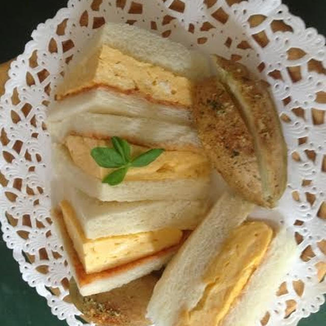 出し巻き卵サンド By Chirinnさん レシピブログ 料理ブログのレシピ満載