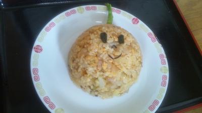 キビタンの玉子と沢庵のチャーハン