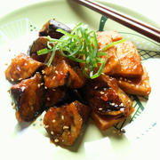 なすと高野豆腐のコチュジャン照り焼き☆
