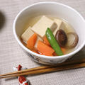 素材の美味しさ活かして、高野豆腐と野菜の塩煮