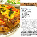彩りパプリカとブロッコリーとたっぷり野菜のキッシュ 2011年のクリスマス料理10 -Recipe No.1107-