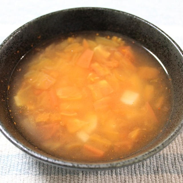 トマトとじゃがいものスープ　調理時間5～15分
