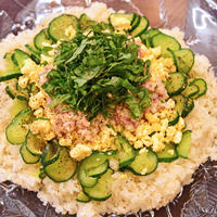 ８月１２日　月曜日　レモン風味の洋風ツナ卵ちらし