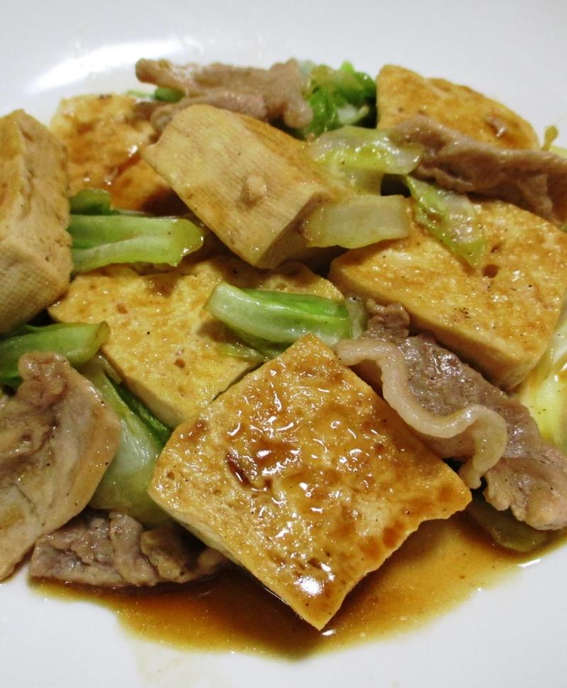 豆腐と豚こまのオイスターソース炒め＜うま味とコク＞