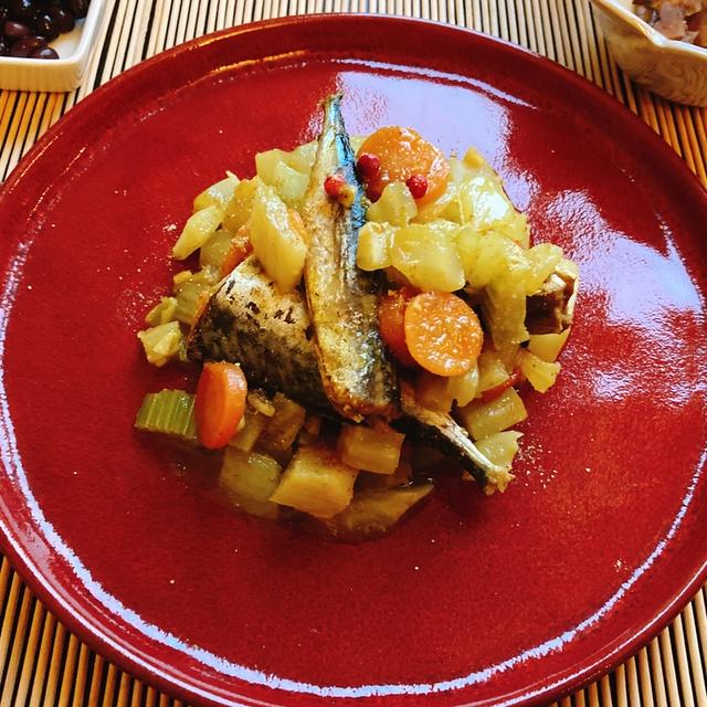 サバ缶とフェンネルのカレー煮 By Michikoさん レシピブログ 料理ブログのレシピ満載