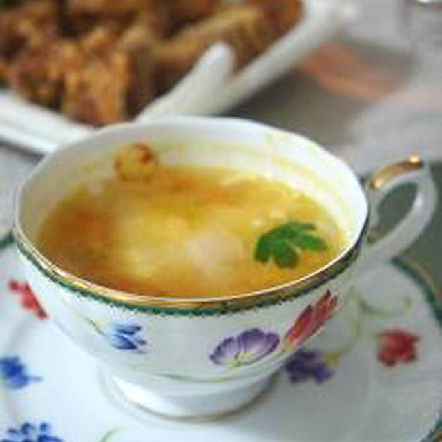 卵のコンソメスープ（レシピ付）