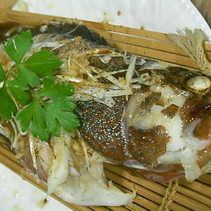 キジハタの中華風蒸し魚