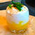63 degree egg with potato foam and chives