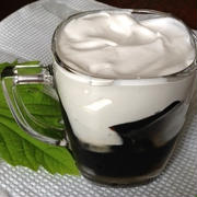 喫茶店のコーヒーゼリー。