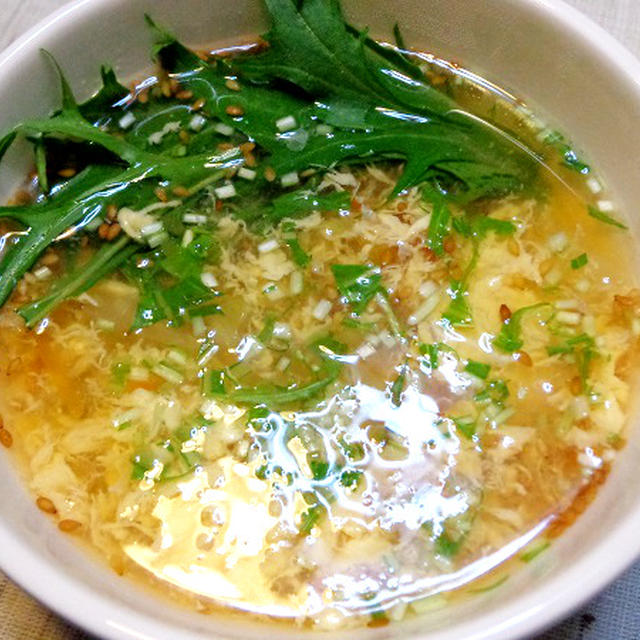 和風だしが美味しい！『卵スープ』簡単レシピで♪口当たりふわふわ☆