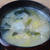 白菜とほうれん草のみそ汁