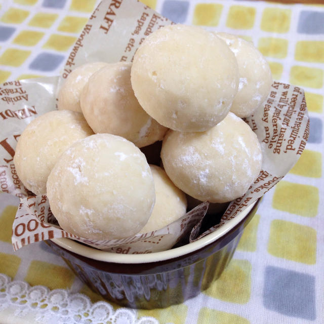 口どけの良い スノーボールクッキー By 小豆ん子さん レシピブログ 料理ブログのレシピ満載