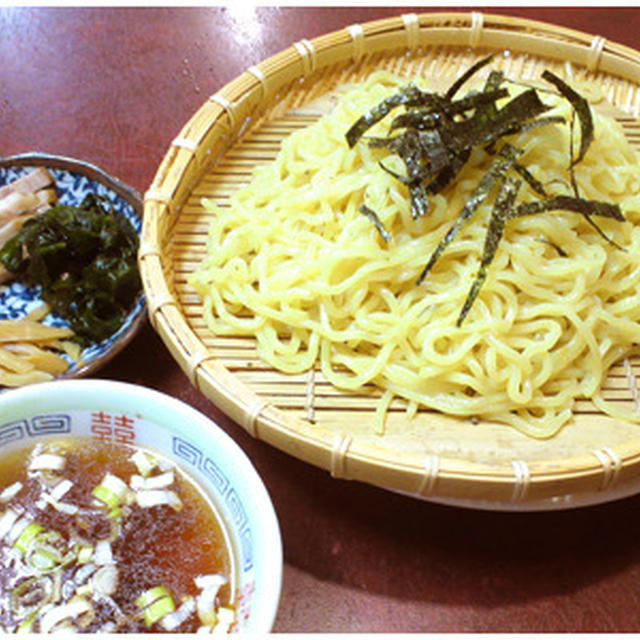 ざるラーメンと昭和賛辞