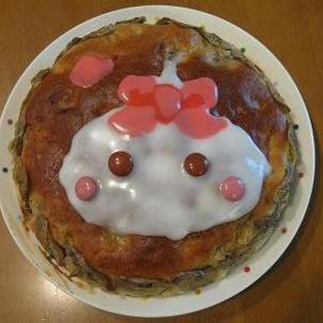バナナたっぷりケーキと