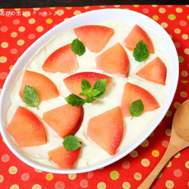 リンゴコンポートと豆腐クリームのスコップケーキ By Kitten遊びさん レシピブログ 料理ブログのレシピ満載