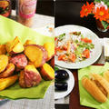 ■菜園料理と昼ご飯【安納芋の試し掘りでフライドポテト／簡単昼食】