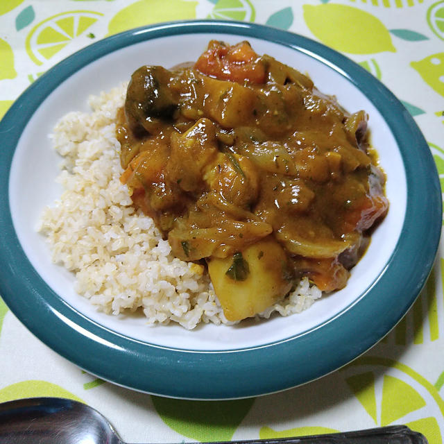 野菜尽くしの田舎風カレー