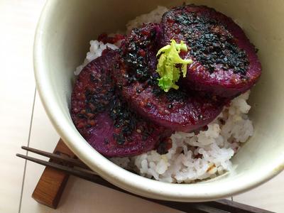 大根の蒲焼き丼