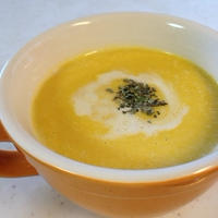 塩麹の冷製かぼちゃスープ