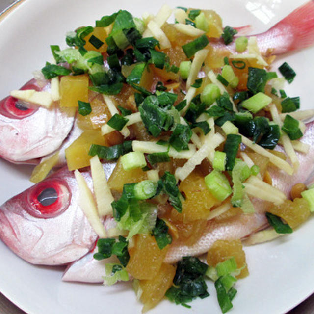 台湾語で「嚴公」の魚　★　皮は食べちゃダメ！？　　
