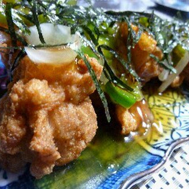 夕飯適当術２　からあげ南蛮漬け