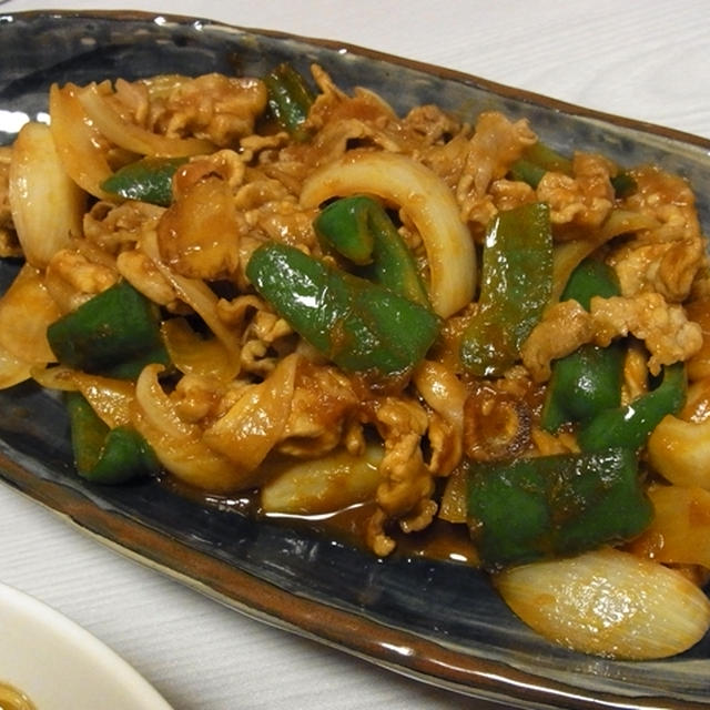 トマト生姜焼き・空芯菜とビアソーの春雨サラダ