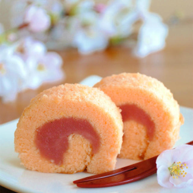 ホットケーキミックスで♪ さくらタルト〜お花見にも〜